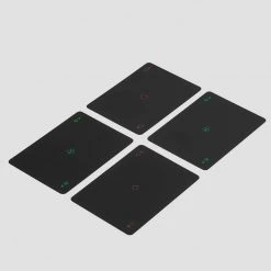 Unisex Lifestyle MDVHOME Matte Black Playing Cards - Black