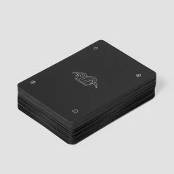 Unisex Lifestyle MDVHOME Matte Black Playing Cards - Black