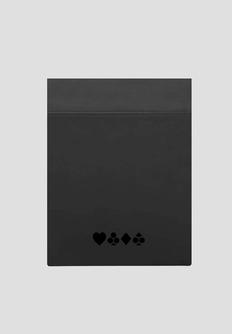 Unisex Lifestyle MDVHOME Matte Black Playing Cards - Black