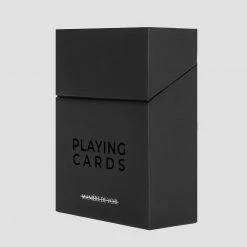 Unisex Lifestyle MDVHOME Matte Black Playing Cards - Black