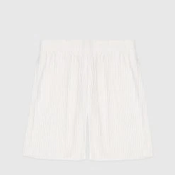 Man Shorts Pleated Shorts - Cream SHORTS SETS