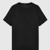 Man T-Shirts T-SHIRTS & TOPS Pleated T-Shirt - Black