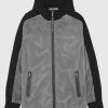 Man Tracksuit Tops Reflective & Mesh Track Jacket - Black JACKETS