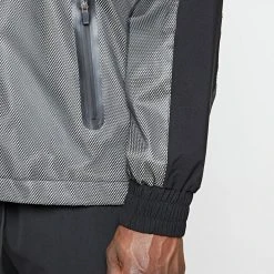 Man Tracksuit Tops Reflective & Mesh Track Jacket - Black JACKETS