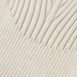 Woman Tops Ribbed Contour Crop Top - Beige TOPS & T SHIRTS