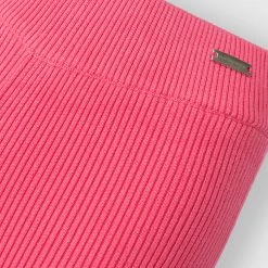 Woman Leggings Ribbed Ombré Flared Leggings - Pink