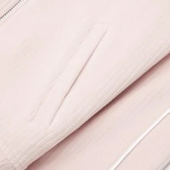 Man Tracksuit Tops Ribbed Velour Track Jacket - Pink