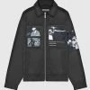 Man Jackets Satin Icon Jacket - Black