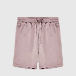 Man Shorts Satin Shorts - Pink