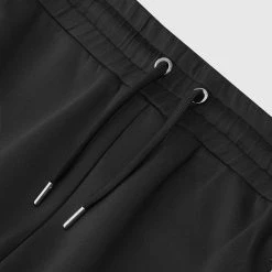 Man Tracksuit Bottoms TRACKSUITS Script Track Pants - Black