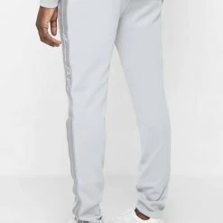 Man Tracksuit Bottoms Script Track Pants - Grey