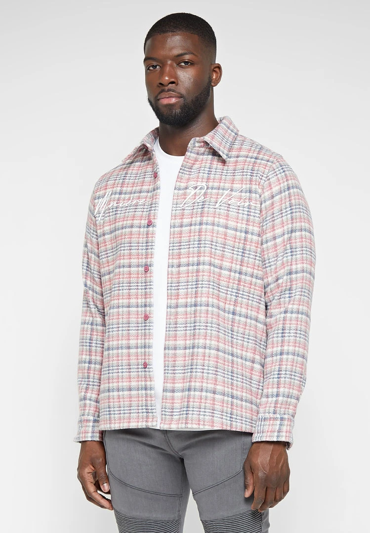 Man Shirts Signature Check Shirt - Pink