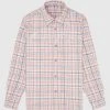 Man Shirts Signature Check Shirt - Pink