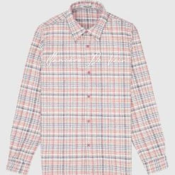 Man Shirts Signature Check Shirt - Pink