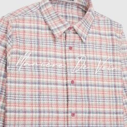 Man Shirts Signature Check Shirt - Pink