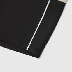 Man Shorts SHORTS SETS Piped Shorts - Black