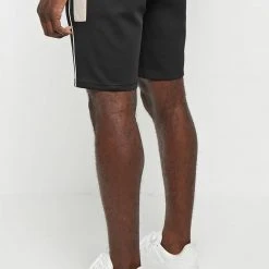 Man Shorts SHORTS SETS Piped Shorts - Black