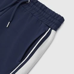Man Shorts Piped Shorts - Navy