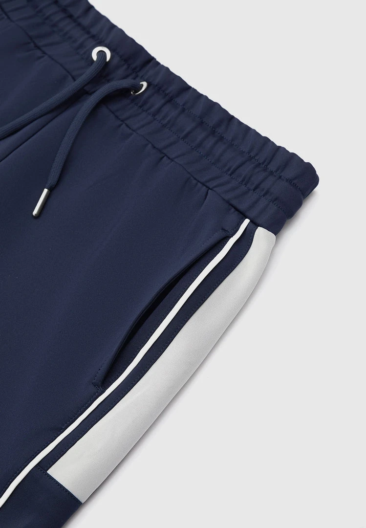 Man Shorts Piped Shorts - Navy