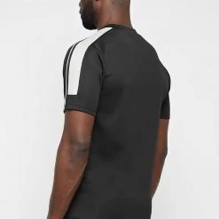 Man T-Shirts SHORTS SETS Piped T-Shirt - Black
