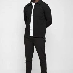 Man Jackets Tailored Jacket - Black CO-ORDS