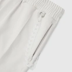 Man Trousers Tailored Trousers With Chain - Stone