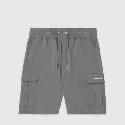 Man Shorts Technical Cargo Shorts - Grey