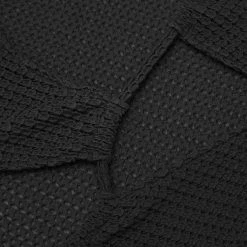 Woman Tops Textured Cut Out Bodysuit - Black BODYSUITS