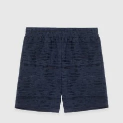 Man Shorts Textured Linen Shorts - Navy SHORTS SETS