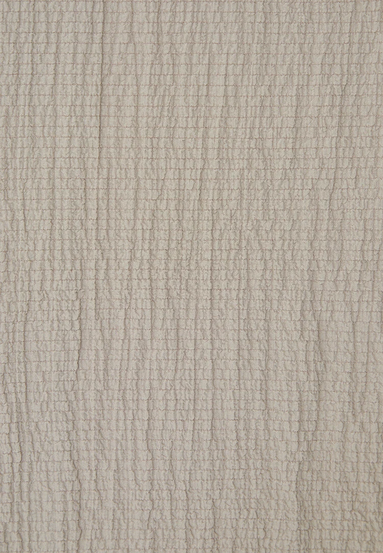 Man Shirts Seersucker Shirt - Taupe