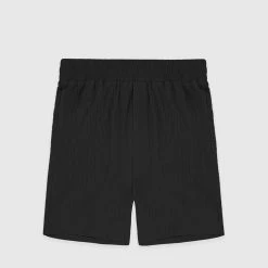 Man Shorts SHORTS SETS Seersucker Shorts - Black