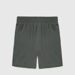 Man Shorts Seersucker Shorts - Khaki SHORTS SETS