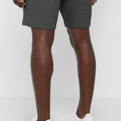 Man Shorts Seersucker Shorts - Khaki SHORTS SETS