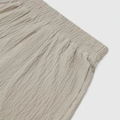 Man Shorts Seersucker Shorts - Taupe