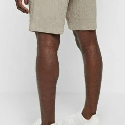 Man Shorts Seersucker Shorts - Taupe