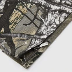 Man Casual Trousers Tree Camo Cargo Pants - Khaki