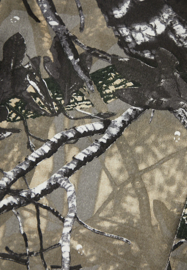 Man Casual Trousers Tree Camo Cargo Pants - Khaki