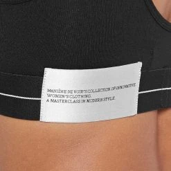 Woman Lingerie Manière De Voir Crop Top Bralette - Black