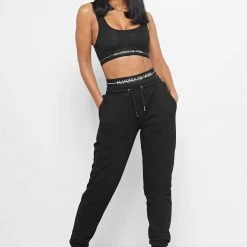 Woman Lingerie Manière De Voir Crop Top Bralette - Black