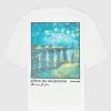 Man T-Shirts Van Gogh Graphic T-Shirt - White T-SHIRTS & TOPS