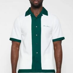 Man Shirts Varsity Shirt - White