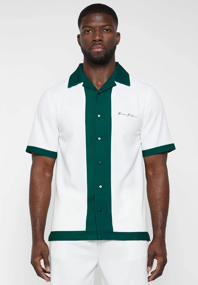 Man Shirts Varsity Shirt - White