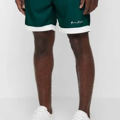 Man Shorts Varsity Shorts - Green SHORTS SETS