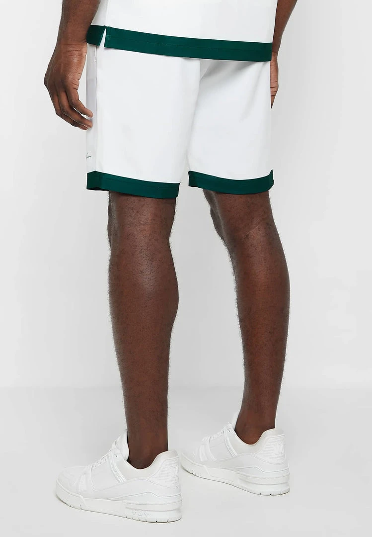 Man Shorts Varsity Shorts - White