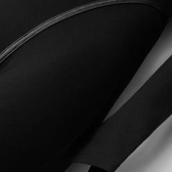 Woman Jumpsuits Vegan Leather And Bandage Corset Jumpsuit - Black JUMPSUITS & PLAYSUITS