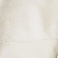 Woman Trousers Vegan Leather And Suede Lace Up Trousers - Beige