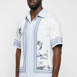 Man Shirts Venus Resort Shirt - Blue