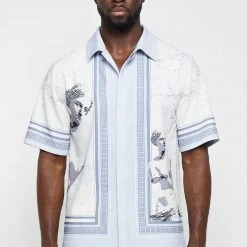 Man Shirts Venus Resort Shirt - Blue