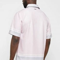 Man Shirts Venus Resort Shirt - Pink