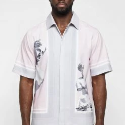 Man Shirts Venus Resort Shirt - Pink